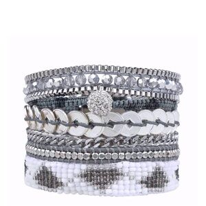 Victoria Emerson Multi Strand Boho Cuff Bracelet - Atticus